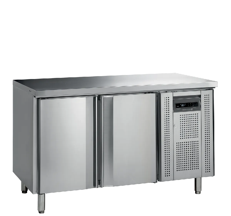 Comptoir pour saladette réfrigéré négative SK6210BT 2 portes Inox TEFCOLD_0