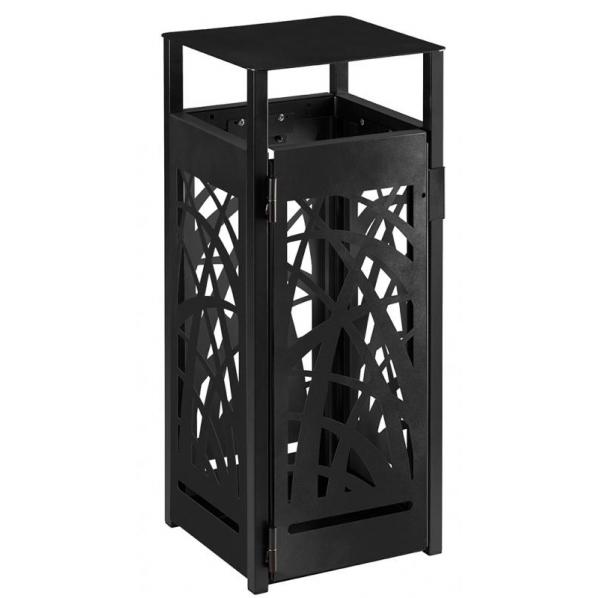 Corbeille vigipirate 110 litres - Cybel anthracite mat - sécurisée et fabriquée en France_0