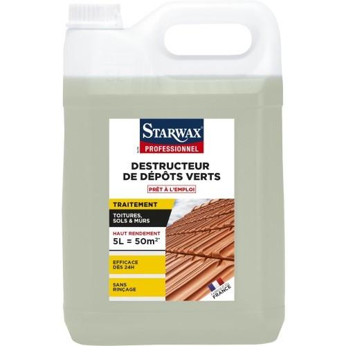 DESTRUCTEUR DE DÉPÔTS VERTS - SANS JAVEL - SANS RINÇAGE - 5 L SINTO