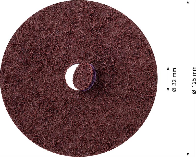 DISQUE ABRASIF NON-TISSÉ EXPERT N477 SCM D 125MM GRAIN MOYEN - BOSCH - 2608901270