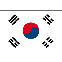 DRAPEAU CORÉE DU SUD : DIMENSIONS - 60 X 90 CM
