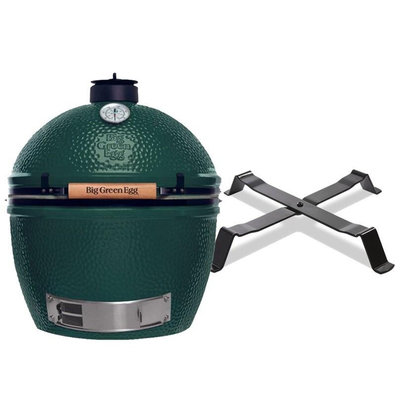 EGG XL, avec berceau de table, pour pose libre - Big Green Egg - 0615402567367_0