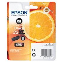 EPSON 33XL CARTOUCHE HAUTE CAPACITÉ NOIR PHOTO POUR IMPRIMANTE JET D'ENCRE