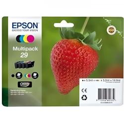 EPSON Multipack 29 - Fraise - Noir, Cyan, Magenta, Jaune (C13T29864022) Epson - 3666373877723_0