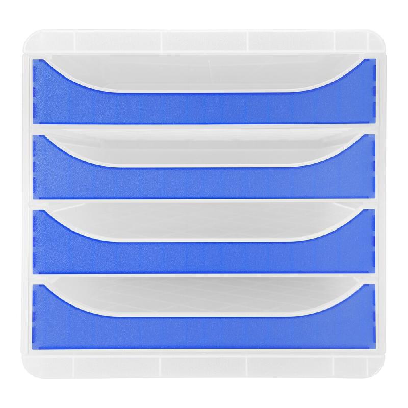 Exacompta BIG-BOX Chromaline cristal/bleu royal translucide - bleu matière synthétique 310360D_0