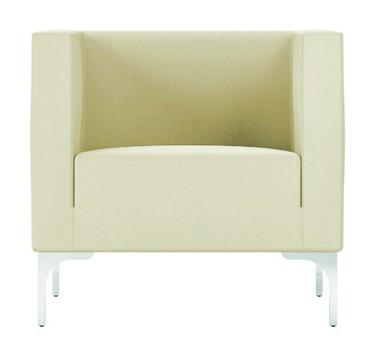 Fauteuil d'accueil 1 place Design ARTE - Offisit. - Taupe_0