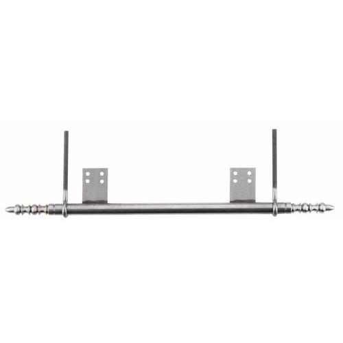 FICHE À LACETS MASSIVE À LAMES EN ACIER POLI - DIAMÈTRE 13 MM - HAUTEUR 484 MM DUBOIS