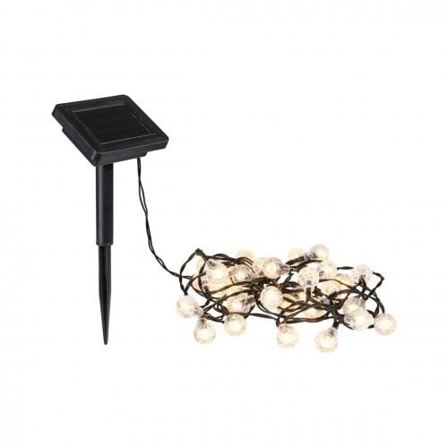 GUIRLANDE SOLAIRE 30 AMPOULES LED - IP44 - 3000 K - 3,9 M - SOALA PAULMANN