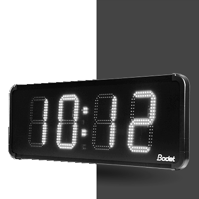 Horloge HMTLED 20, alimentation 230V, Independante ou Radio ALS, LED blanche - BODET_0