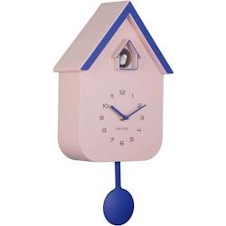 Horloge murale Dupla Color Cuckoo rose Karlsson - rose 8714302771361_0