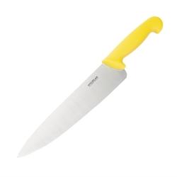 Hygiplas Couteau de Cuisinier Jaune Professionnel 255 mm - jaune inox C816_0