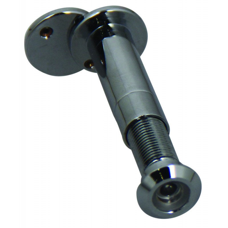 MICROVISEUR POUR PORTE DE 37 À 58MM ET 63 À 70MM DIAMÈTRE 12MM LAITON CHROMÉ – HERACLES - MICRO-12