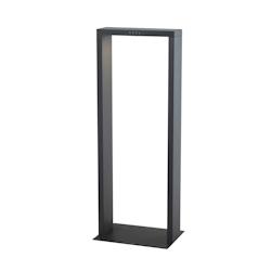 Lumisky Borne solaire noire en aluminium LED puissant blanc chaud AXIS MAXI H65cm - noir 3666162010676_0