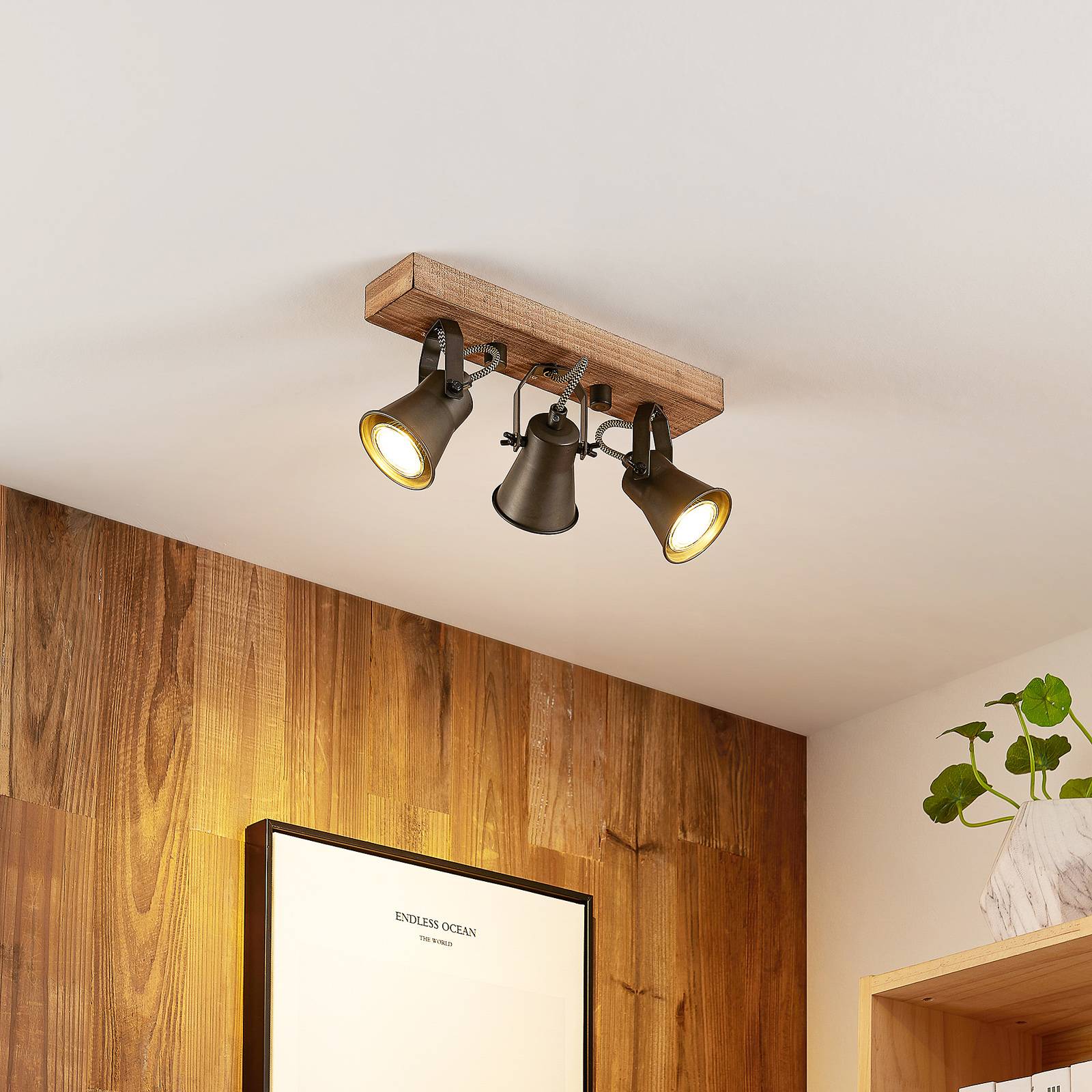 LINDBY GRANDESA SPOT POUR PLAFOND, À 3 LAMPES