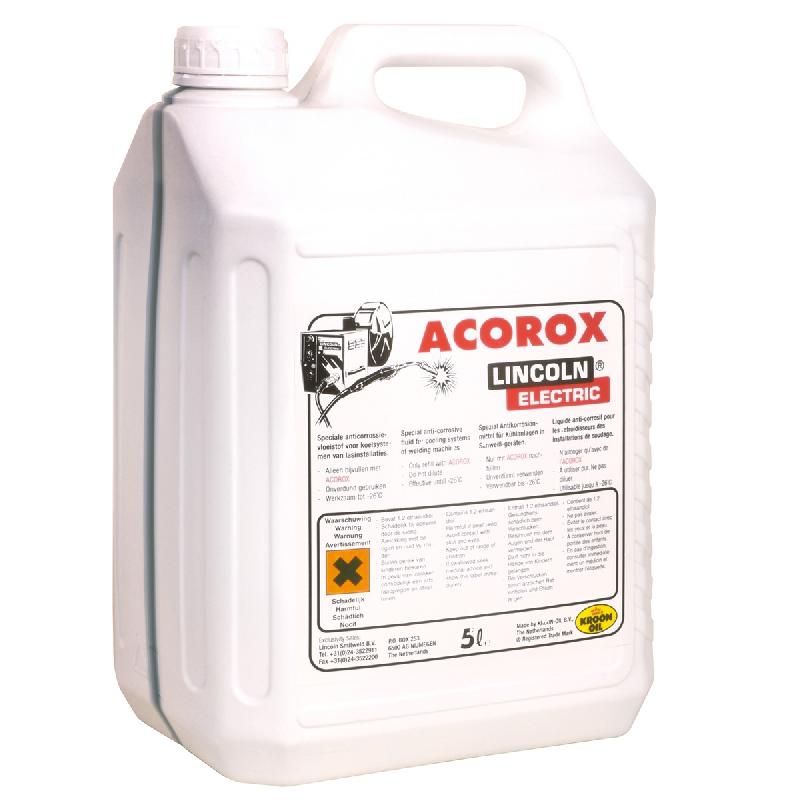 LIQUIDE DE REFROIDISSEMENT ACOROX (2 X 5 LITRES) POUR POSTE À SOUDER LINCOLN