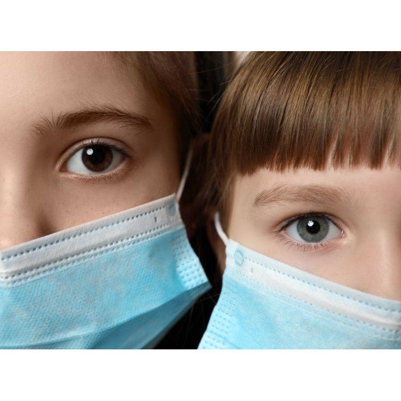 Masque chirurgical jetable pour enfant (-12 ans) - type ii r - masenfant 2r 003_0