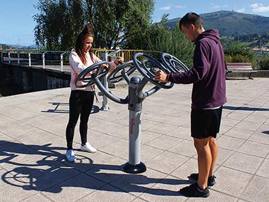Module volant musculation - Travail du haut du corps - Acier peint - Dimensions 1,13 x 1 x 1,39 m_0