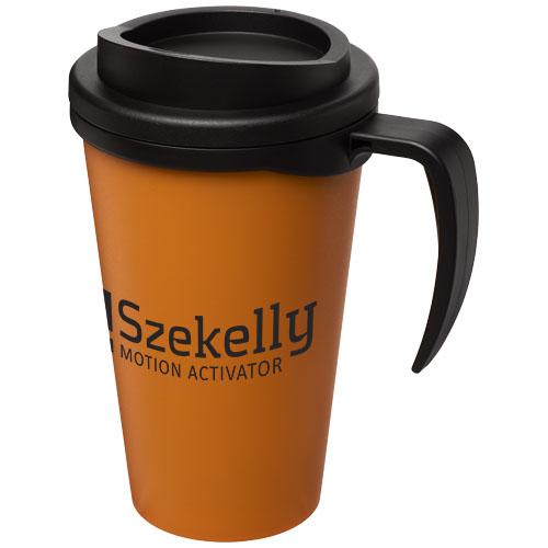 Mug isolant Americano® Grande 350 ml - double paroi, couvercle à visser et poignée intégrée_0