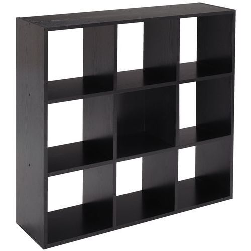 MEUBLE DE RANGEMENT 9 CASES MAXICUBE - NOIR - ARTARREDI