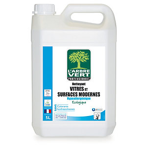 NETTOYANT VITRES ET SURFACES MODERNES L'ARBRE VERT EN BIDON 5 L