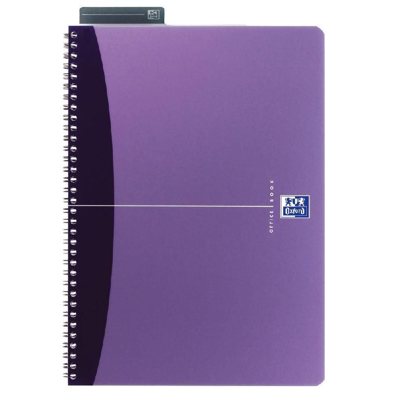 OXFORD CAHIER À SPIRALES ESSENTIALS - FORMAT A4 (90 G/M2) - 180 PAGES SÉYÈS - COULEURS ASSORTIES (PRIX À L'UNITÉ)