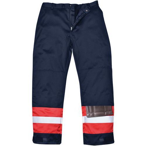 PANTALON BIZFLAME PLUS STANDARD FR56 L BLEU FONCÉ - PORTWEST