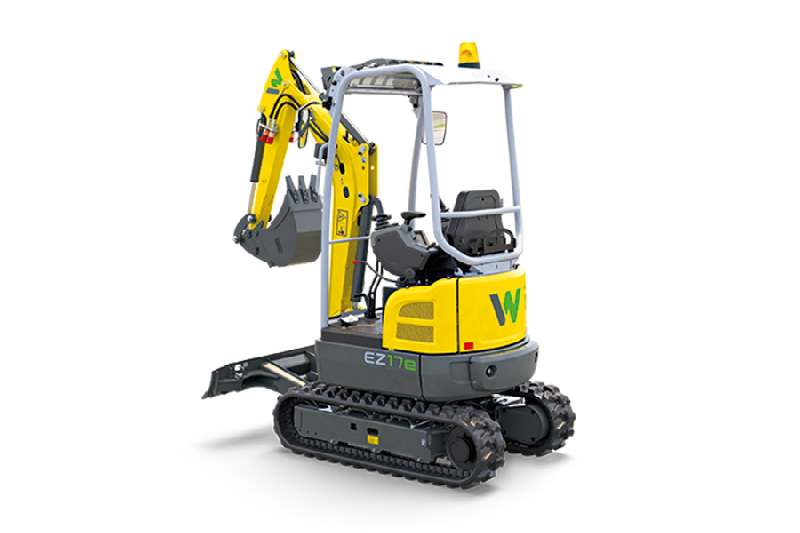 Pelle sur chenilles Wacker Neuson EZ17e - électrique - 16,5 kW - profondeur de fouille 2,49 m - poids 1.797 à 2.226 kg_0