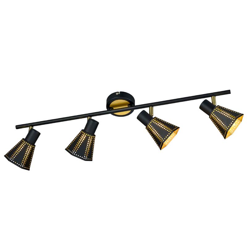 TRIO LIGHTING PLAFONNIER TENDANCE HOUSTON, À QUATRE LAMPES