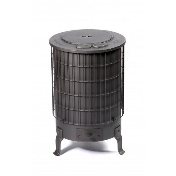 Poêle à bois noir à partir de 10kw deom turbo_0