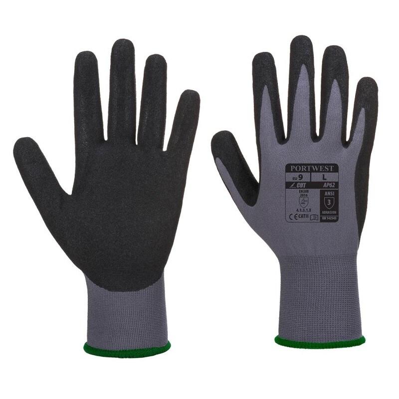 Portwest - Gants manutention en nitrile sablé hydrofuge DERMAFLEX AQUA http://carbonn.Fr/img/co/295.Jpg Taille 10 - 5036108278169_0
