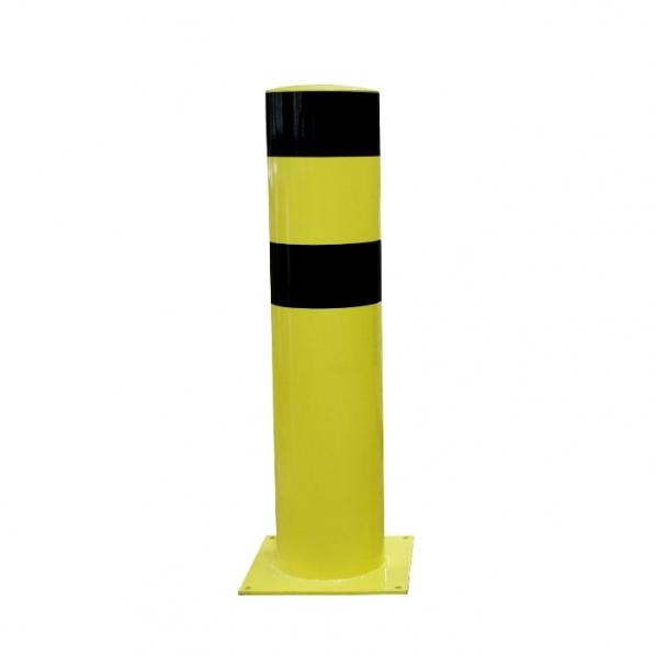 Poteau de protection d'entrepôt Rolléco - Platine de fixation 250x250 mm - Disponible en 3 dimensions_0