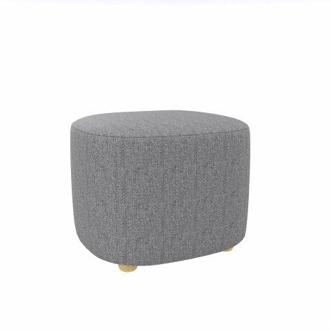 POUF CADEO - GRIS CHINÉ