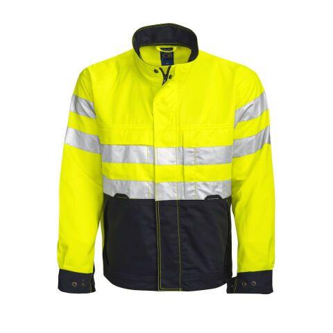 PROJOB 6401 BLOUSON POLYCOTON - EN ISO 20471 CLASSE 3 JAUNE/NOIR - TAILLE L