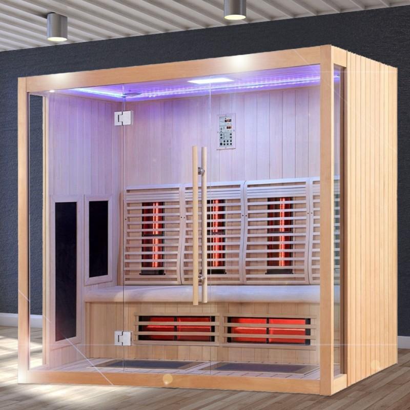 SAUNA INFRAROUGE BOREAL® SIGNATURE - 200 À SPECTRE COMPLET - 200X135X205_0