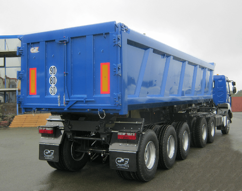 Semi-remorque Export Entrepreneur - PTAC 38T à 75T - Châssis renforcé et benne robuste_0