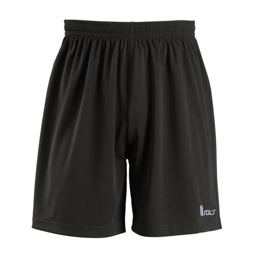 SHORT PERSONNALISABLE NOIR SAN SIRO 2 CLUB