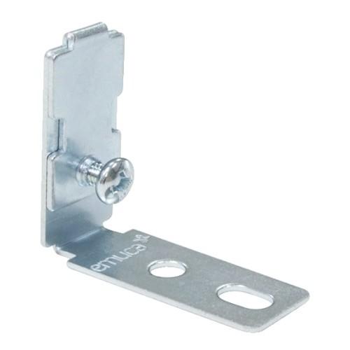 EQUERRE DE FIXATION AVEC BOULON POUR PROFIL HORIZONTAL GOLA-E- 1 PIÈCE(S) EMUCA
