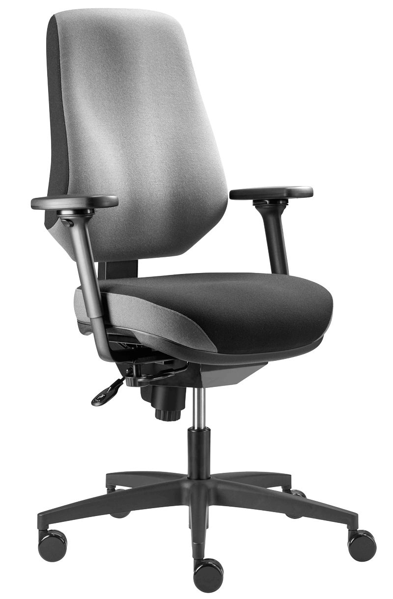 T4.0 LM - Chaise de bureau ergonomique TERGON - Hauteur d’assise réglable de 42 à 54 cm - Système TwinComfort_0