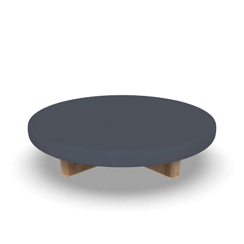 Table basse ronde MILOS de VONDOM - design moderne et recyclable - diamètre 110 cm, hauteur 24 cm_0