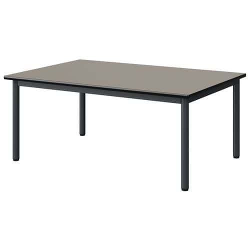 TABLE MALIBU 120X80 T1 4P STRA GRIS U727/NOIR GRIS 7016