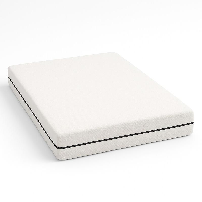 THE WHITE STONE Matelas une place 90X200 mousse hypoallergénique | Hauteur 16 cm | Orthopédique | Housse anti-acariens | Fabriqué Italie - blanc mu_0