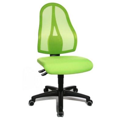 TOPSTAR Siège de bureau sans accoudoir Open Point dossier maille - Vert_0