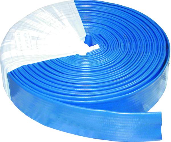 TUYAU PLAT FLAT 50MM P.S. 7 BARS BLEU (50)