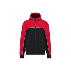 Veste de travail softshell bicolore BIONIC FINISH® ECO WK. Designed To Work noir|rouge T.XS WK Designed To Work - polyester 3663938331157_0