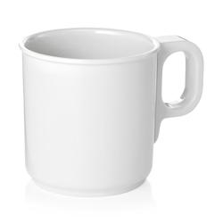 Lot de 12 Mugs en Melamine blanc  H 78 mm Diamètre 77 mm Was Germany - blanc matière synthétique 9366025_0
