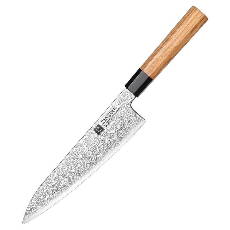 XinZuo - Couteau de chef Damas - Série PM8O Zhen - multicolore acier PM8O-CS_0