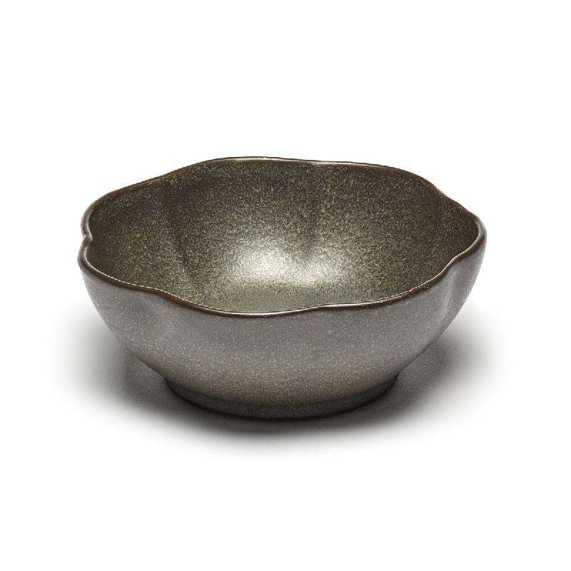BOL ROND VERT GRÈS Ø 13 CM INKU SERAX