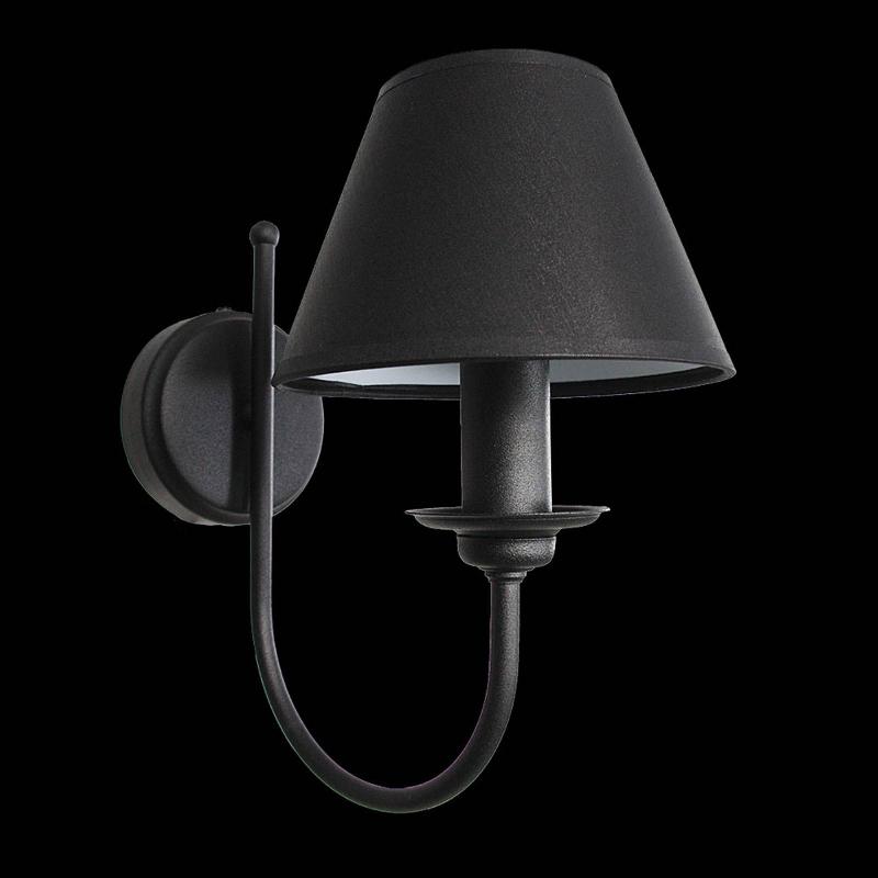 EULUNA APPLIQUE BONA À UNE LAMPE, NOIRE