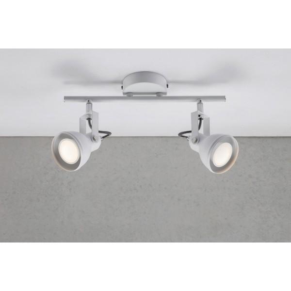 ASLAK SPOT 2 MÉTAL BLANC GU10 - NORDLUX 45730101