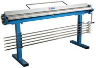 Baguetteuse manuelle aluminium DIMOS 083360 - longueur de travail 2m - capacité zinc, inox, aluminium_0